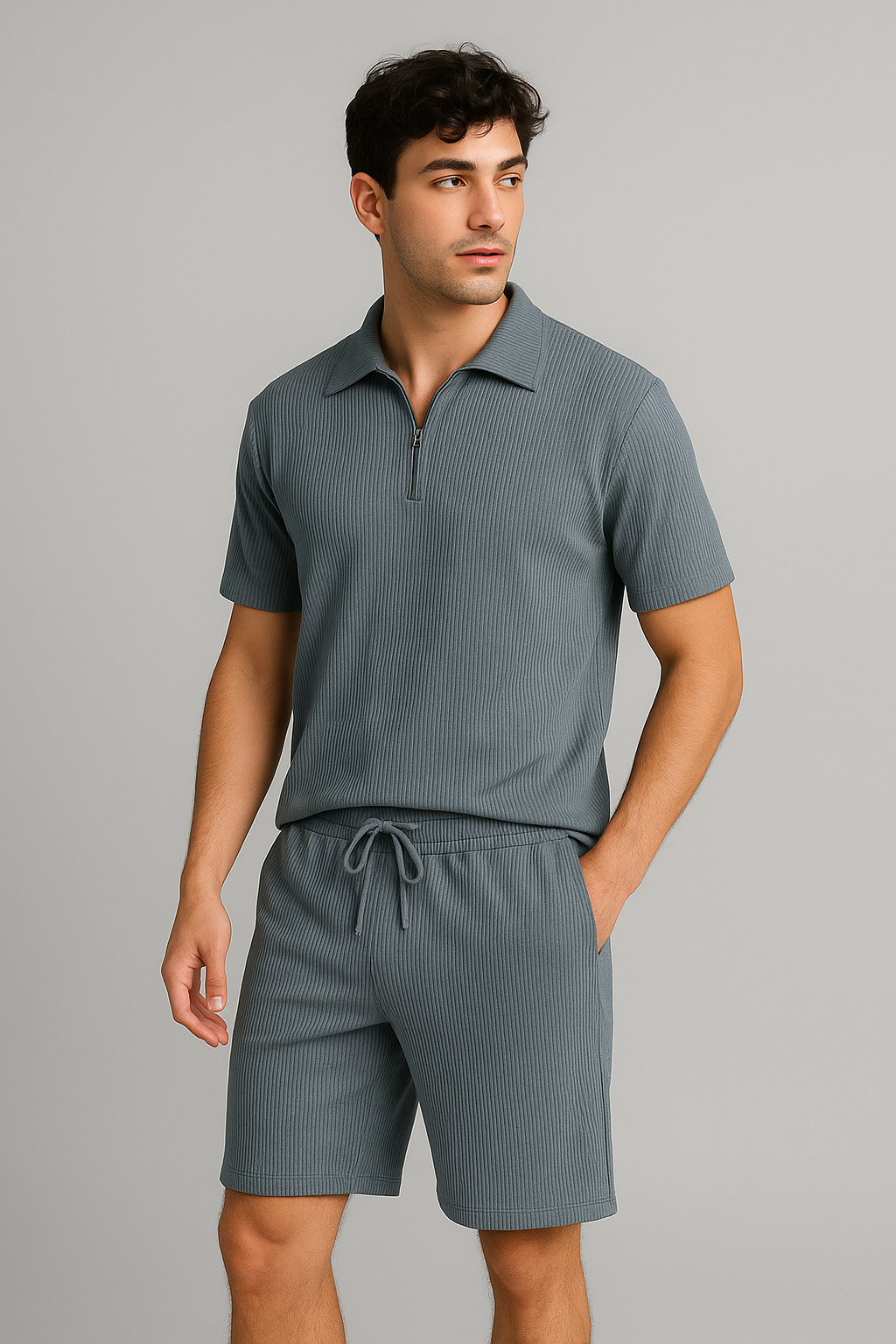 Men's Ridge Zip Polo Co-ord Set I MH_6_image