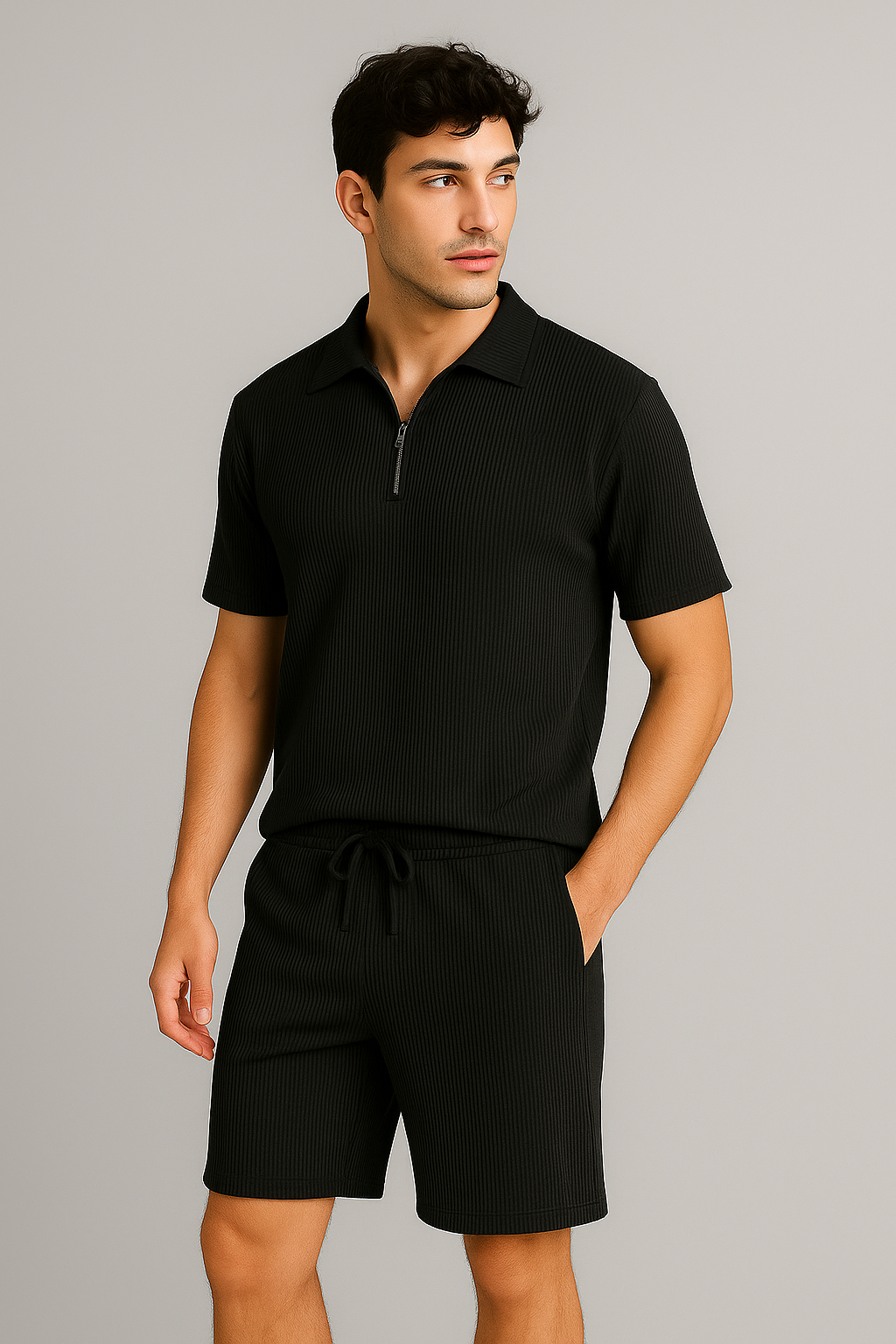Men's Ridge Zip Polo Co-ord Set I MH_4_image